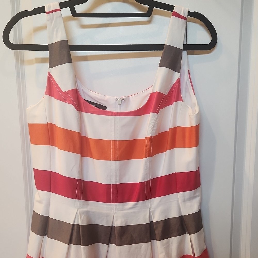 Nine West Red and White Striped Dress - Picture 2 of 5
